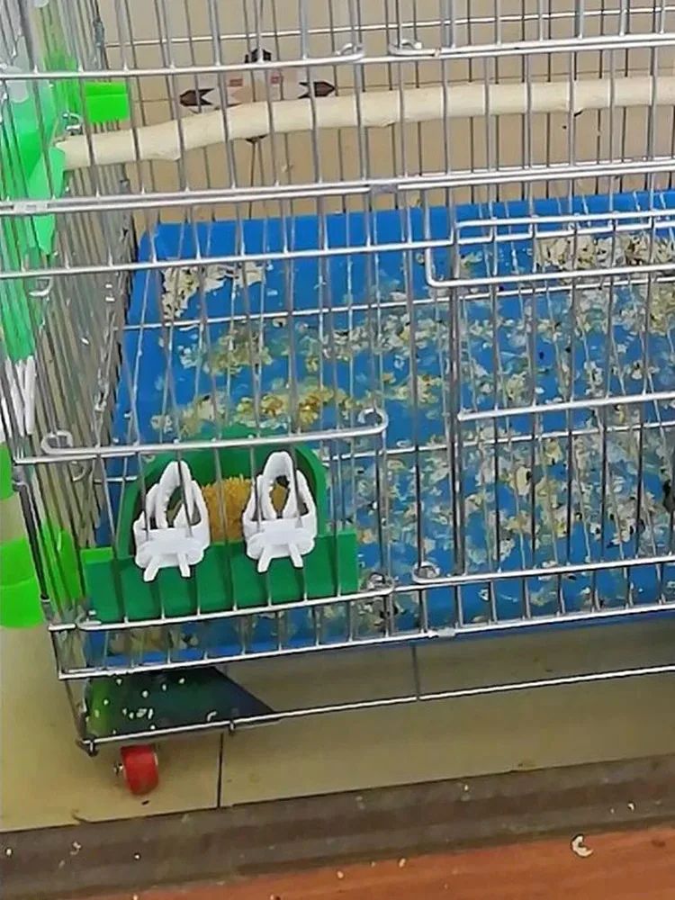 Bird Food Holder Clip Parrot Fruit and Vegetable Feeder for Small Pet Cages