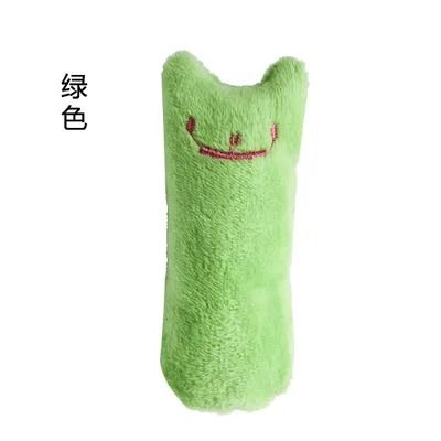 Catnip Plush Teeth Grinding Cat Toy Interactive Chewing and Bite Toy for Kittens and Adult Cats