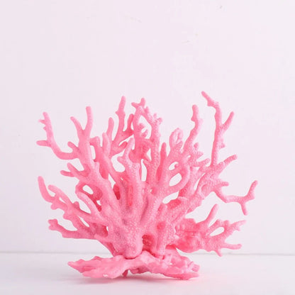 Aquarium Fake Coral Decoration Resin Marine Plant Ornament for Fish Tanks