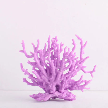 Aquarium Fake Coral Decoration Resin Marine Plant Ornament for Fish Tanks