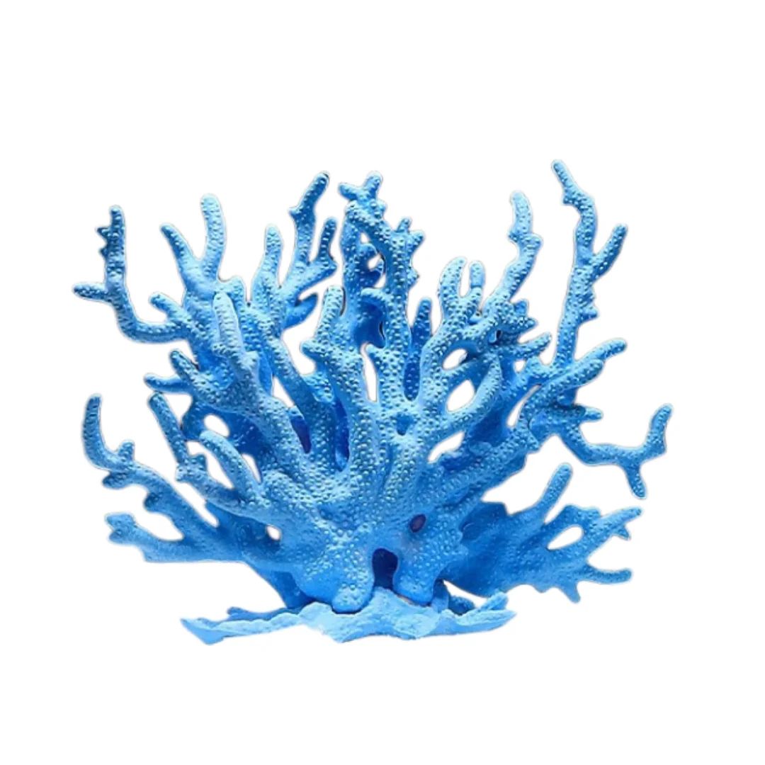Aquarium Fake Coral Decoration Resin Marine Plant Ornament for Fish Tanks