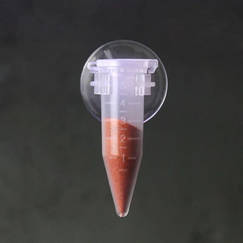 Fish Feeder Cone Funnel Cup with Suction Cup for Worms Shrimp Eggs and Aquarium Feeding