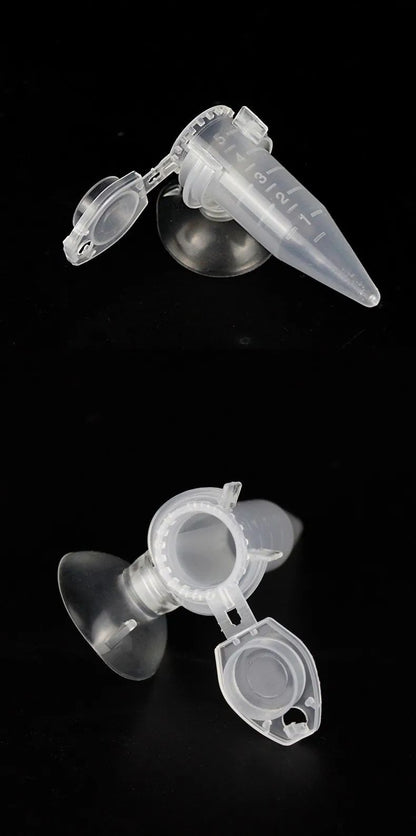 Fish Feeder Cone Funnel Cup with Suction Cup for Worms Shrimp Eggs and Aquarium Feeding