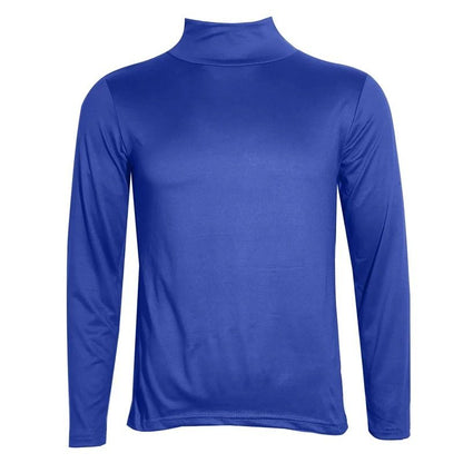 Mens Thermal Long Sleeve High Neck Shirt for Winter Layering