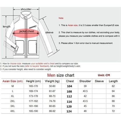 Mens Warm Sleeveless Vest Jacket for Autumn and Winter