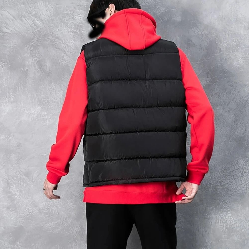 Mens Warm Sleeveless Vest Jacket for Autumn and Winter