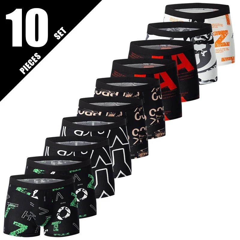 Mens Printed Underwear Boxer Shorts Pack in Plus Sizes