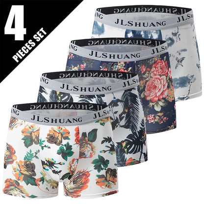 Mens Printed Underwear Boxer Shorts Pack in Plus Sizes