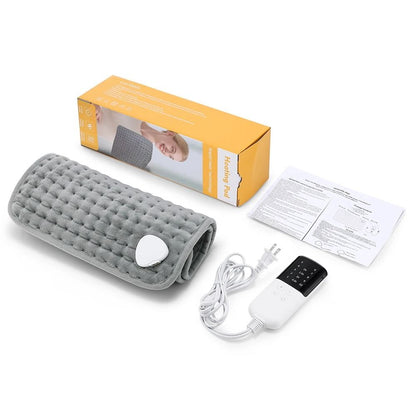 Electric Heating Pad 11.81 x 23.62 in with 10 Temperature Levels and Auto Timer