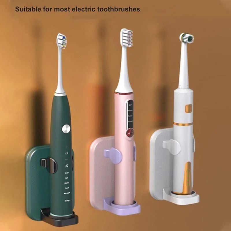 Premium Wall-Mounted Electric Toothbrush Organizer & Drain Box - Space-Saving Bathroom Storage Solution