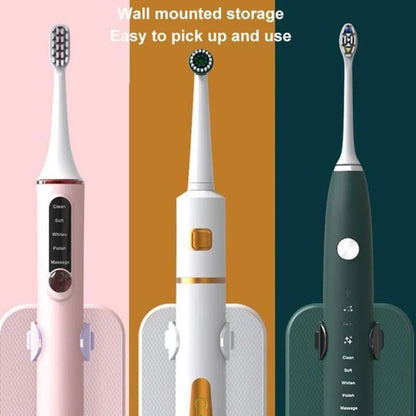 Premium Wall-Mounted Electric Toothbrush Organizer & Drain Box - Space-Saving Bathroom Storage Solution