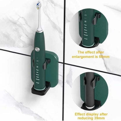 Premium Wall-Mounted Electric Toothbrush Organizer & Drain Box - Space-Saving Bathroom Storage Solution