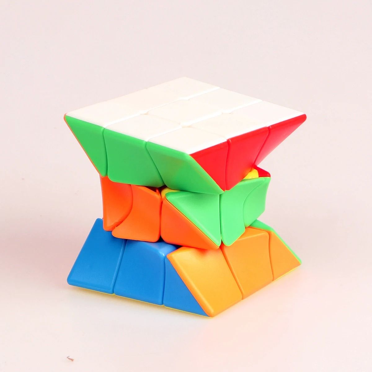 Twisted Puzzle Cube for Stress Relief and Brain Training