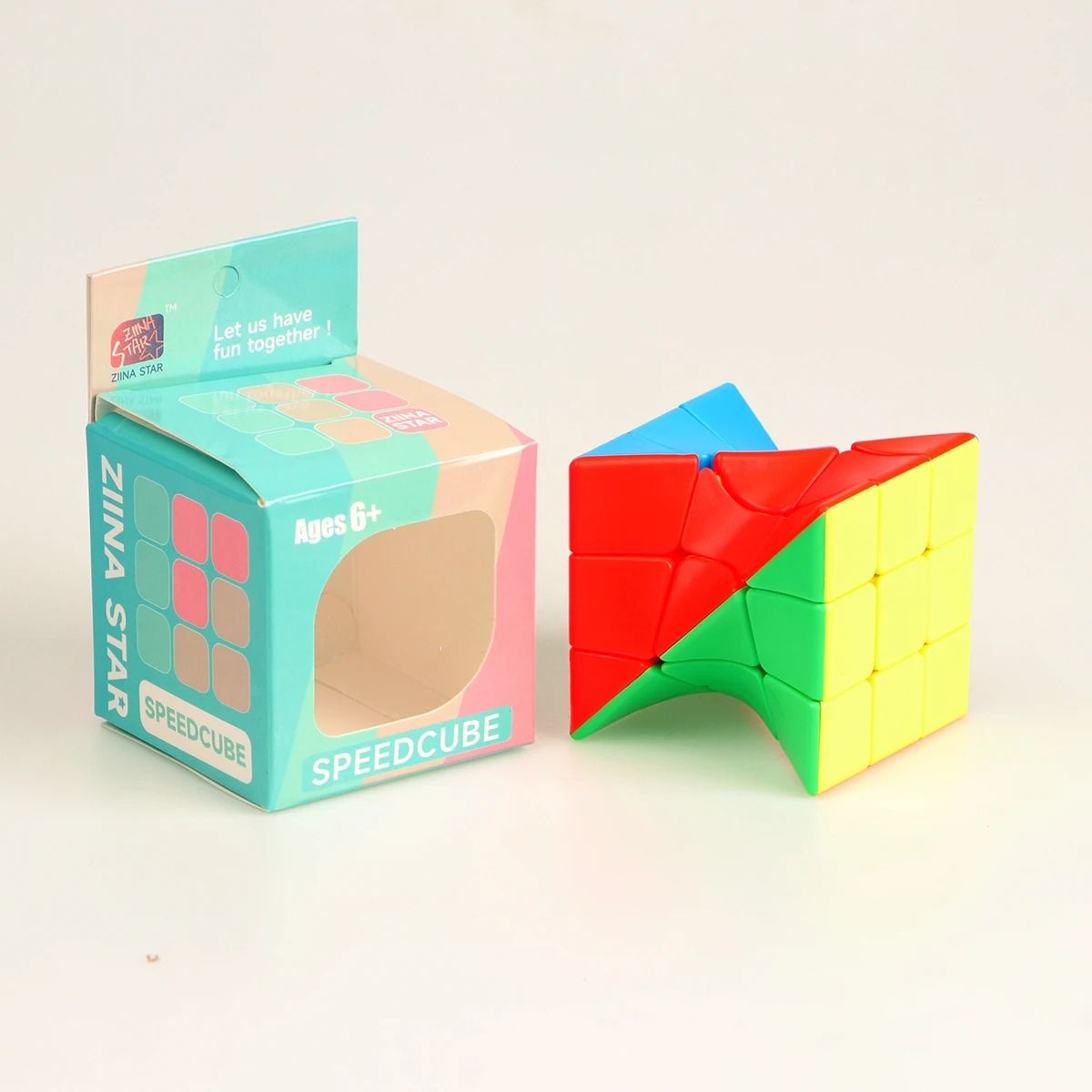 Twisted Puzzle Cube for Stress Relief and Brain Training