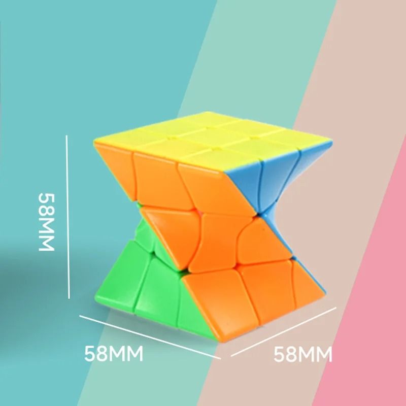 Twisted Puzzle Cube for Stress Relief and Brain Training