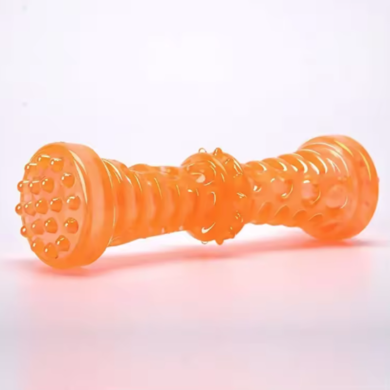 Sturdy Bite Resistant Dog Toy Toothbrush Bone, Interactive Chew Dental Care for Small Medium Large Dogs Puppy Training