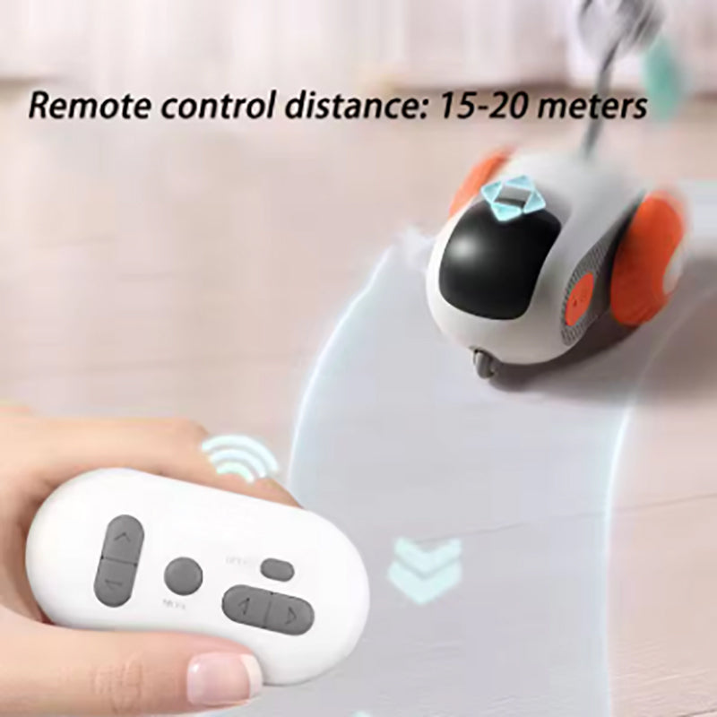 Electric Cat Toy Remote, Interactive Intelligent Sports Car for Cats Indoor, Self Entertainment Toy, Automatic Play Car
