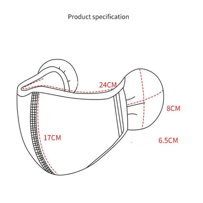 Winter Warm Thermal Earmuffs Mask, Earflap Fleece Cycling Mask, Simple Windproof Dustproof Wrap Ear Warmer