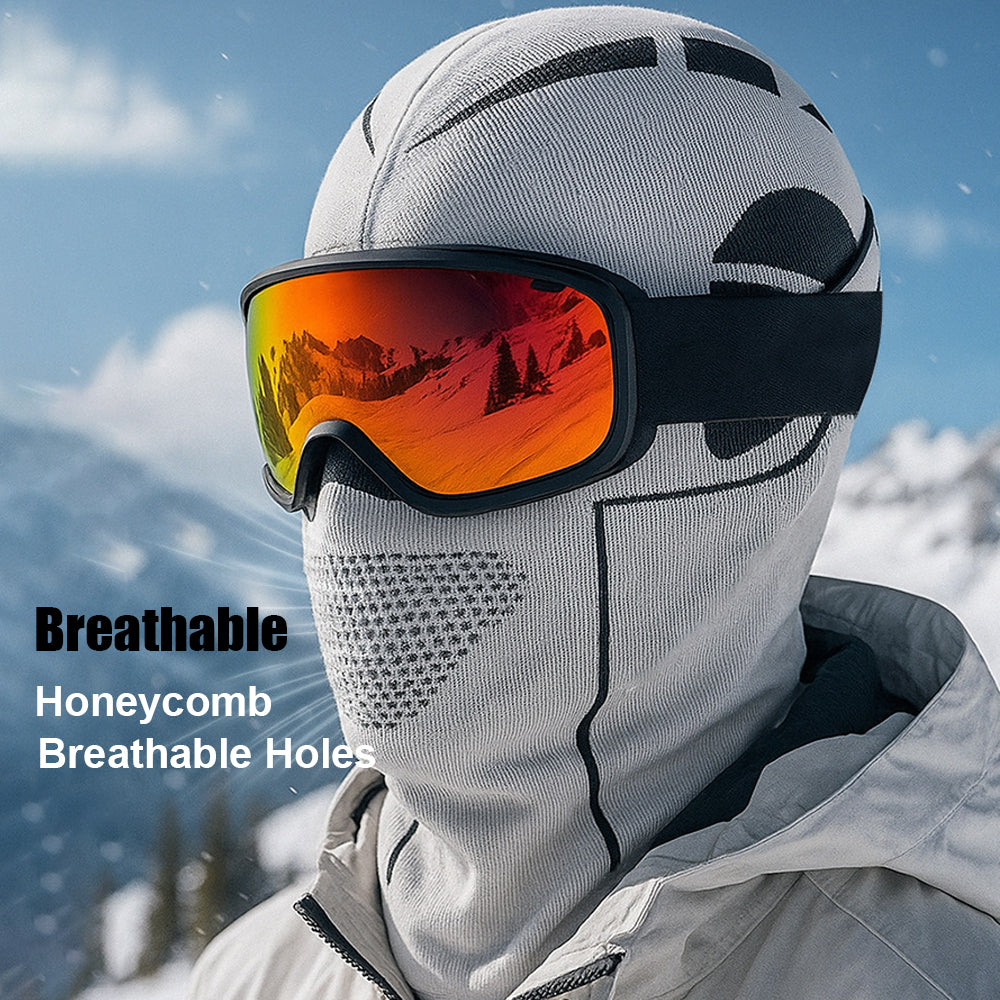 Unisex Winter Warm Balaclava Face Mask, Breathable Elastic for Skiing, Cycling, Running, Outdoor Sports