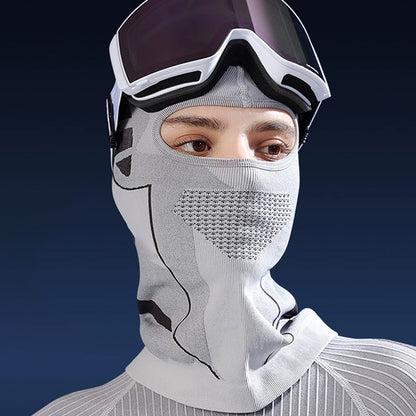Unisex Winter Warm Balaclava Face Mask, Breathable Elastic for Skiing, Cycling, Running, Outdoor Sports