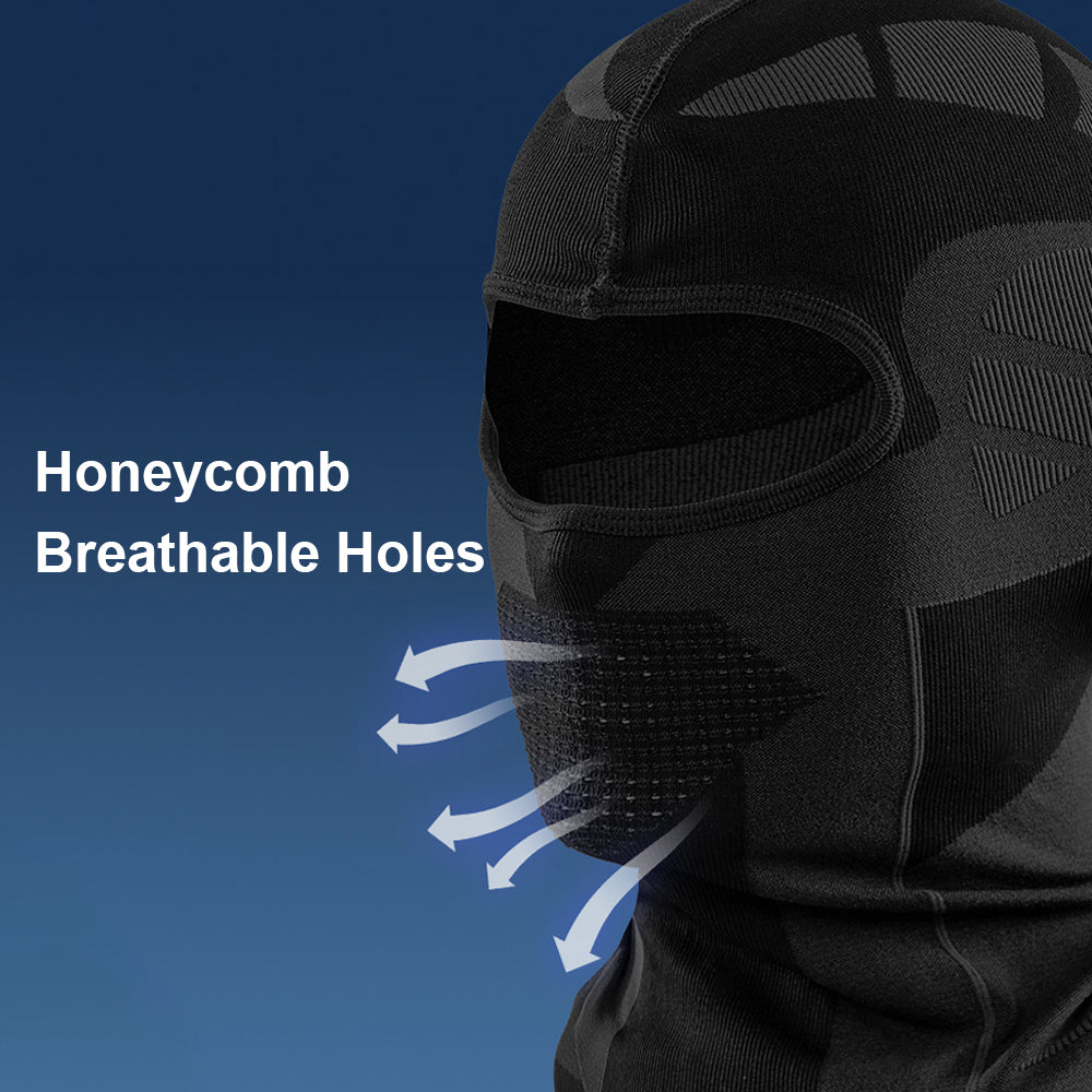 Unisex Winter Warm Balaclava Face Mask, Breathable Elastic for Skiing, Cycling, Running, Outdoor Sports