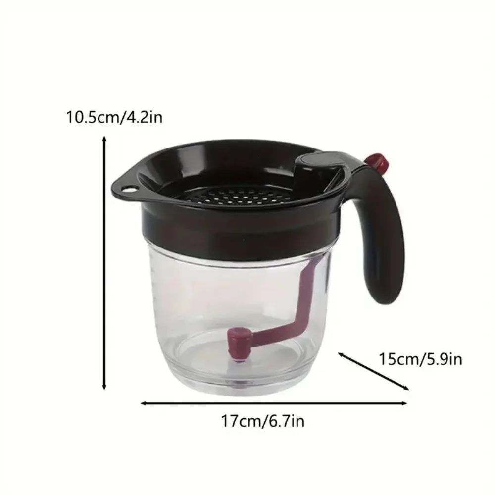 Grease-Free Pour Fat Separator & Oil Strainer