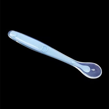 Soft Silicone Baby Feeding Spoon