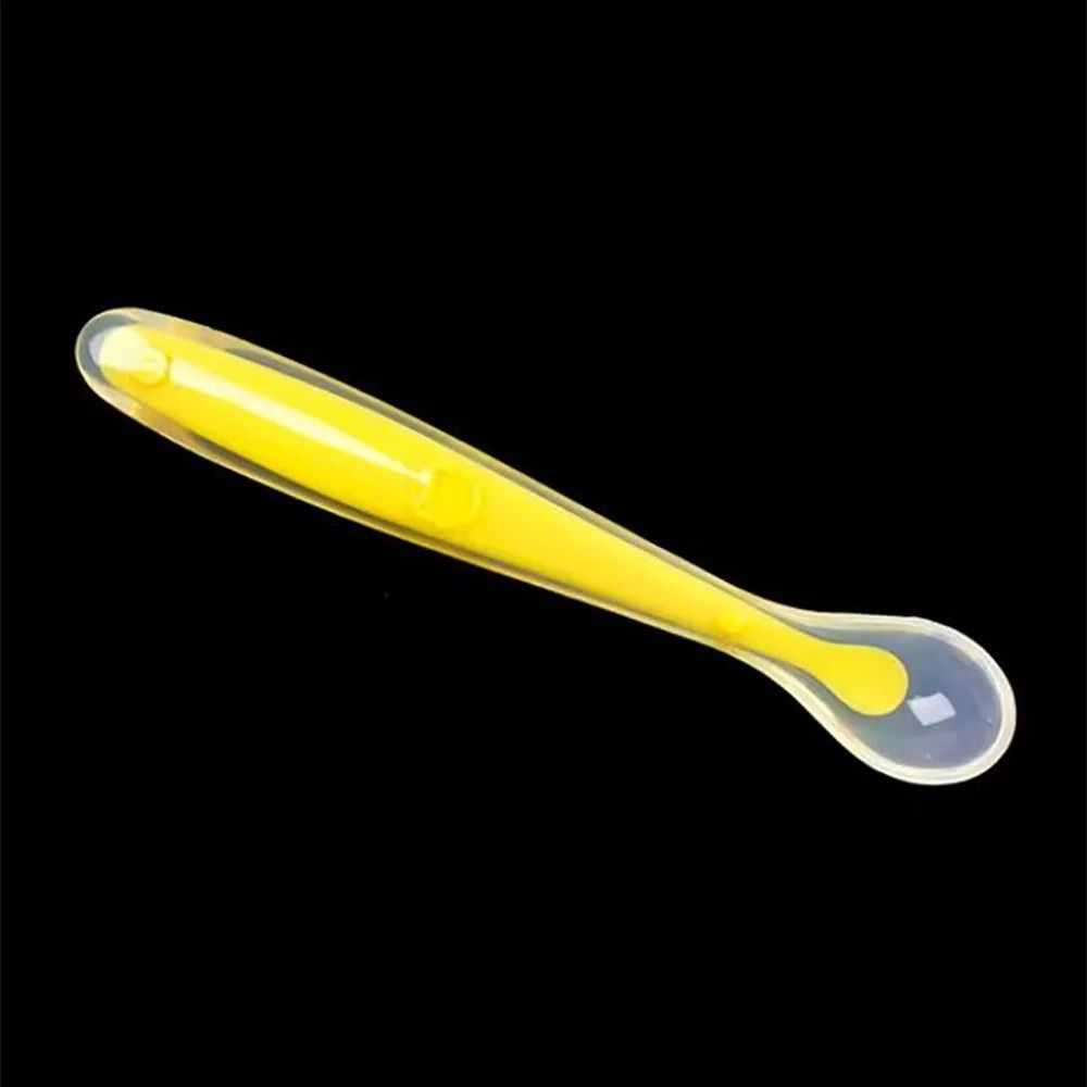Soft Silicone Baby Feeding Spoon
