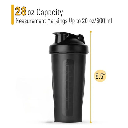 600ml Performance Shaker Bottle – Leak-Proof Protein Shaker Bottle for Gym, Training & Daily Nutrition