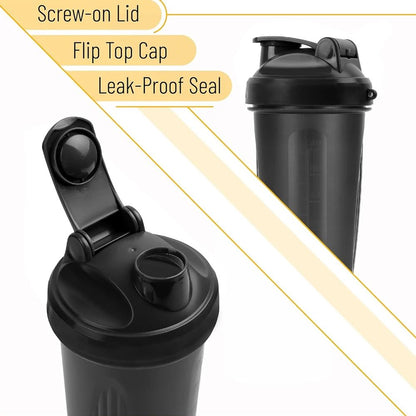 600ml Performance Shaker Bottle – Leak-Proof Protein Shaker Bottle for Gym, Training & Daily Nutrition