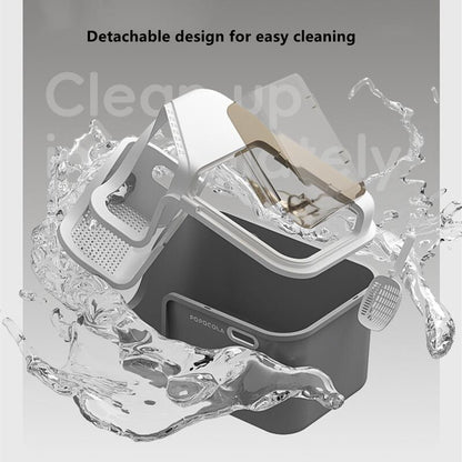 Large Cat Litter Box with Enclosed Design, Convenient Lid, Splash Proof, Corridor Style for Pet Clean