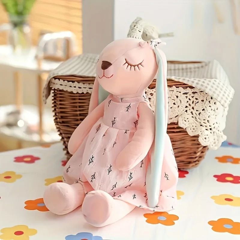 Cute Bunny Plush Toy for Kids, Soft and Lightweight