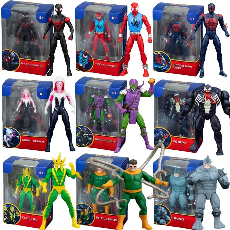 Spider Hero 4 Inch Action Figures Collectible Toy Series