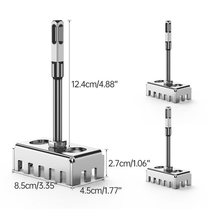 Grooving Tool Slotting Machine Model for Electric Box, Square Hole Cutter for Concrete, Brick, Cement, Stone