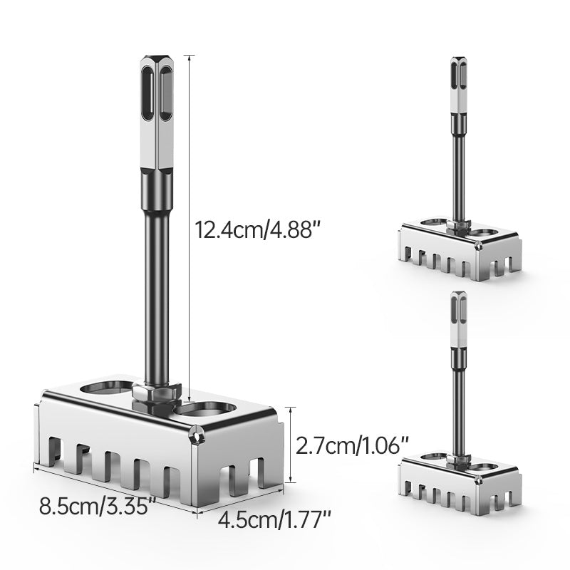 Grooving Tool Slotting Machine Model for Electric Box, Square Hole Cutter for Concrete, Brick, Cement, Stone