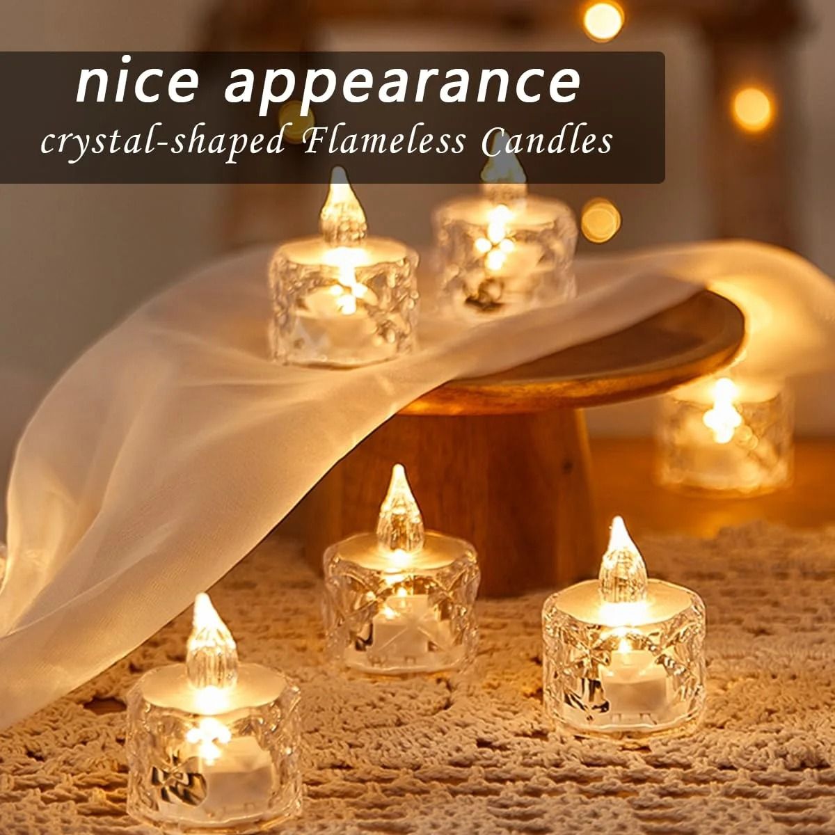 Flameless LED Light Candle Set for Decor