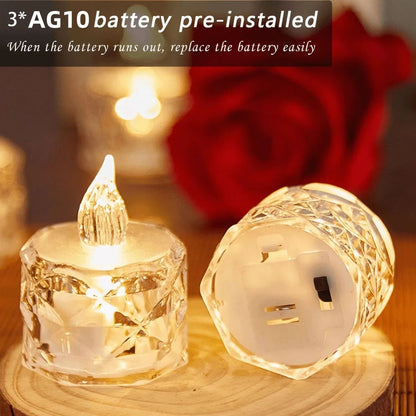 Flameless LED Light Candle Set for Decor