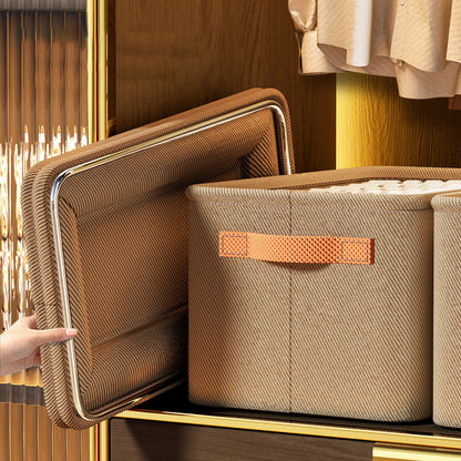 Thicken Clothes Organizer Storage Box for Pants, Sweaters, Jeans, Wardrobe Drawers and Cabinets, Space Saving Storage