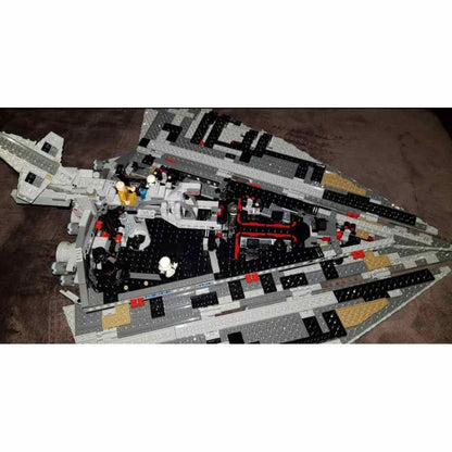 New Destroyer Space Spaceship Building Blocks Set Compatible with Starship Fighter Model DIY Toy for Kids Birthday Gifts