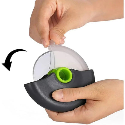 Premium Stainless Steel Pizza Cutter Wheel with Protective Blade Cover – Ergonomic Kitchen pizza cutter wheel