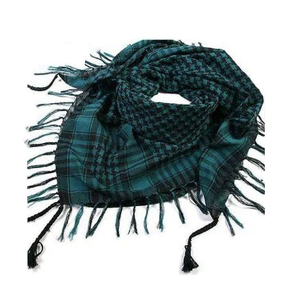 Lightweight Tactical Plaid Scarf for Outdoor and Daily Wear