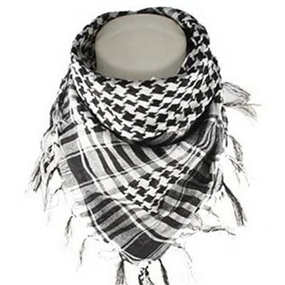 Lightweight Tactical Plaid Scarf for Outdoor and Daily Wear