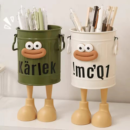 Simple Storage Holder, Cartoon Pen Holder for Desk, Office and Home Study Storage