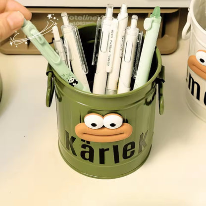 Simple Storage Holder, Cartoon Pen Holder for Desk, Office and Home Study Storage