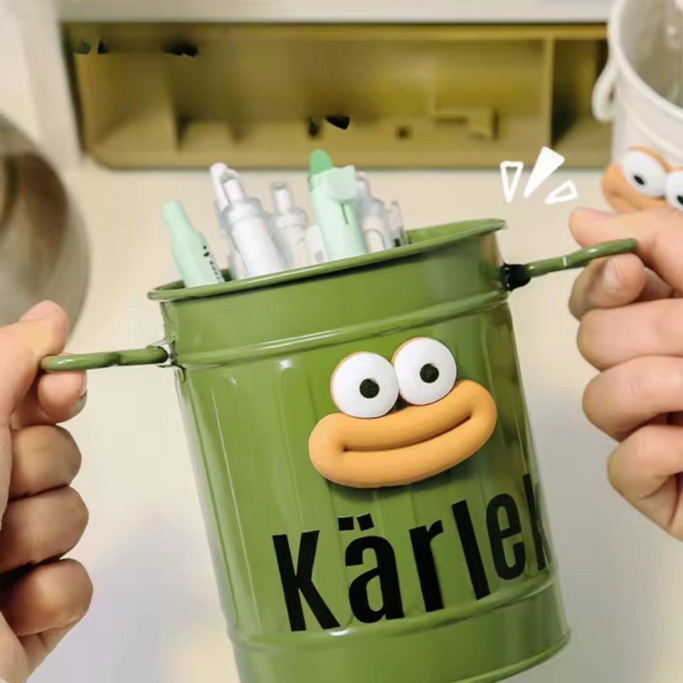 Simple Storage Holder, Cartoon Pen Holder for Desk, Office and Home Study Storage