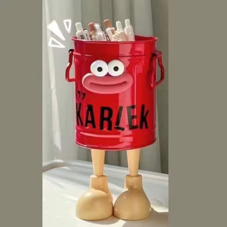 Simple Storage Holder, Cartoon Pen Holder for Desk, Office and Home Study Storage