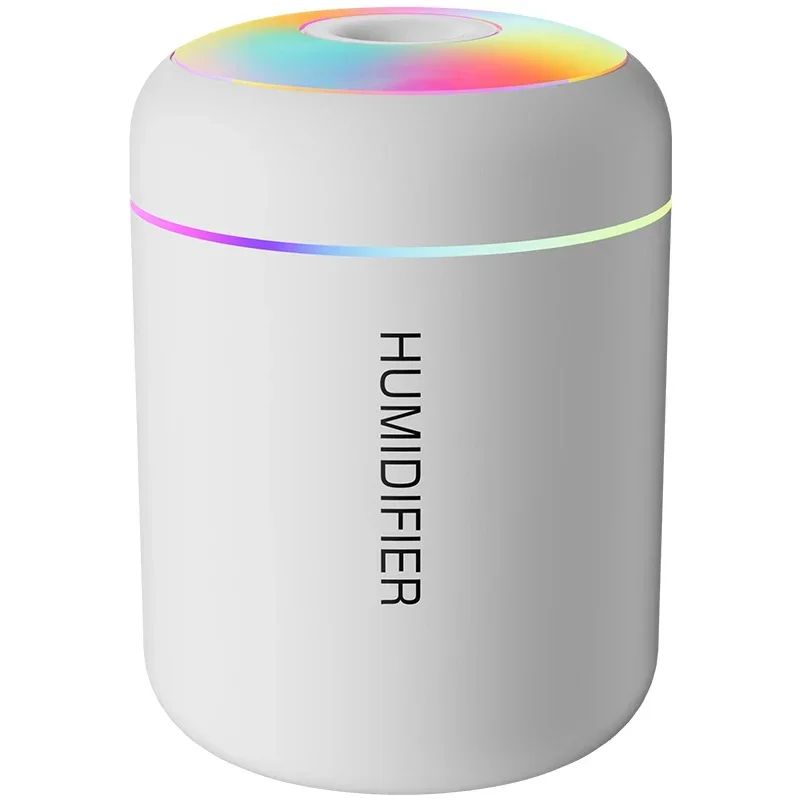 Mini Air Humidifier & USB Aromatherapy Diffuser with LED Night Light – 180ml Quiet Mist for Home, Office & Car