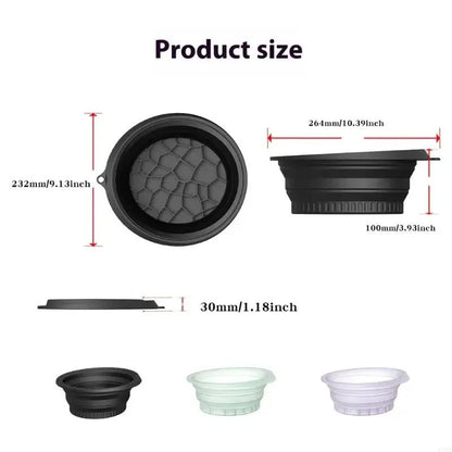 Silicone Foldable Face Ice Bath Bowl – Reusable Cold Plunge Facial Ice Tool for Skin Tightening & Glow