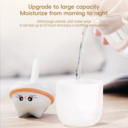 Cute Pet Mini Humidifier with Night Light for Desktop and Travel