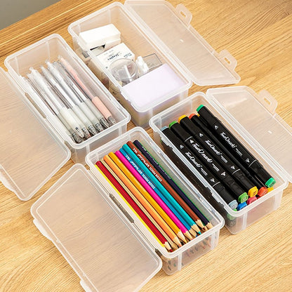Desktop Organizer for Office Stationary Supplies, Portable Pencil Case, Storage Box, Mark Pen Box, Stationery Case